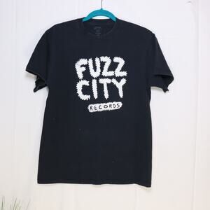 Fuzz City Records Graphic Tee Black Size M